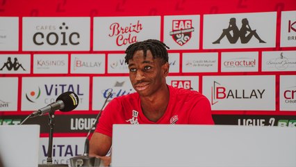 EAG - Clermont : le point presse de Dylan Ourega