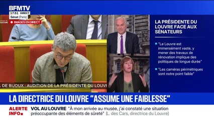 Marshall Truchot : Casse, la directrice du Louvre entendue au Sénat - 22/10