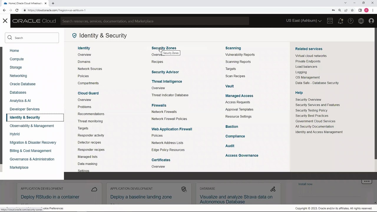 34. Demo: Security Zone and Security Advisor - Oracle Cloud Infrastructure Foundations