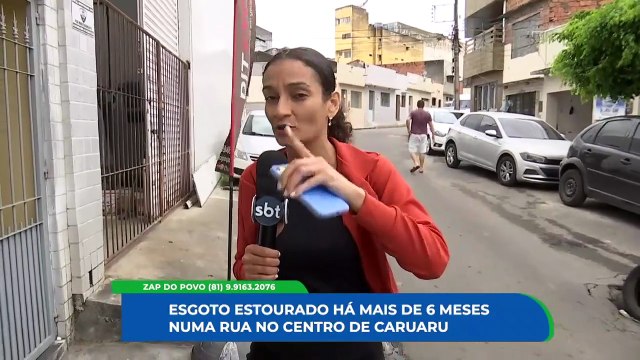 Esgoto Estourado Prejudica Moradores e Comerciantes na Rua Minas Gerais, Caruaru: Precisamos de Ação da Prefeitura Já!