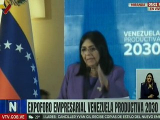 Vpdta. Delcy Rodríguez destaca la agresión por parte de los EE. UU. para perturbar la paz mundial