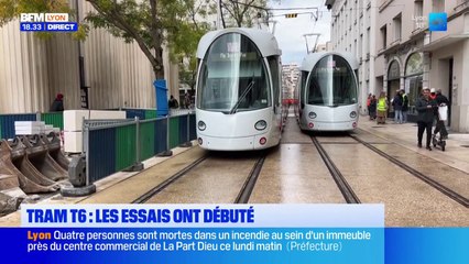 TRAM T6 : les essais ont débuté