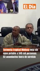 Tormenta tropical Melissa deja sin agua potable a 549 mil personas; 52 acueductos fuera de servicio