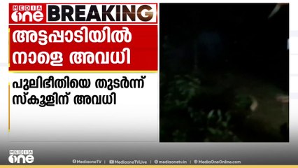 അട്ടപ്പാടിയിൽ പുലിഭീതിയെ തുടർന്ന് സ്കൂളിന് അവധി