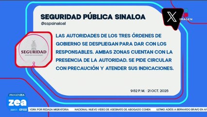 Ataque armado en Culiacán, Sinaloa, deja a 4 personas sin vida