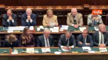 Meloni va via al termine della sua replica discussione su Consiglio europeo in Aula a Montecitorio