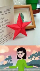 Kağıttan Yıldız desen yapımı