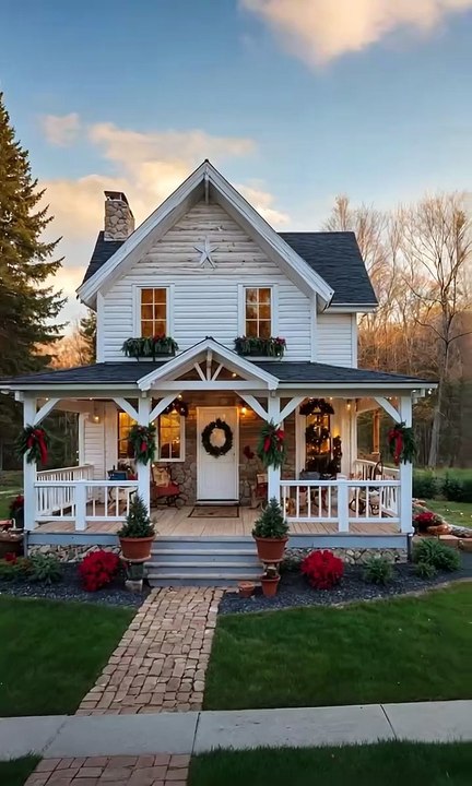 Christmas Farmhouse Magic – A Cozy Holiday Dream Home