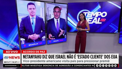 Netanyahu rejeita ser ‘estado cliente’ dos EUA e elogia papel americano | TEMPO REAL