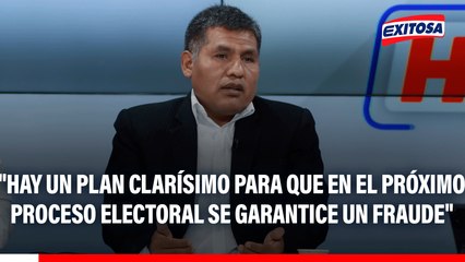 Jaime Quito: "Hay un plan clarísimo para que en el próximo proceso electoral se garantice un fraude"