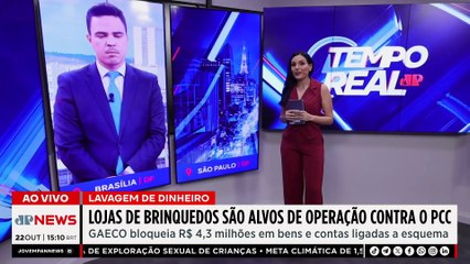 Polícia desarticula esquema de lavagem de dinheiro do PCC em loja de brinquedos | TEMPO REAL