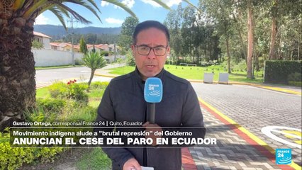 Informe desde Quito: anuncian cese del paro nacional en Ecuador