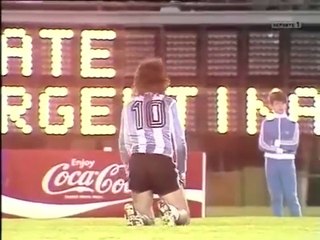 Mario Kempes & Daniel Passarella vs Hungary (GS) 1978 World Cup