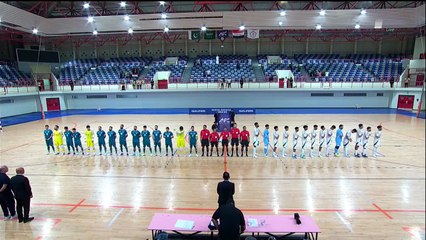 تصفيات مؤهله لكاس اسيا لكره الصالات  بين السعوديه والعراق  الشوط الاول 2025-10-22