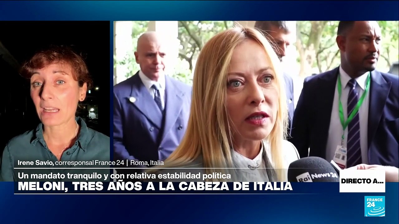 Directo a... Roma y los tres años de Meloni a la cabeza de Italia