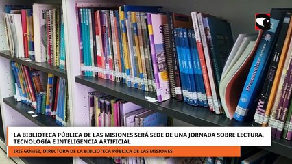 La Biblioteca Pública de las Misiones será sede de una jornada sobre lectura y tecnología