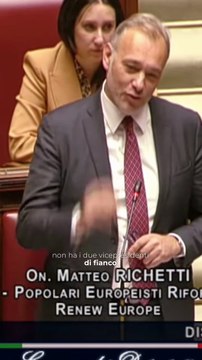 Richetti - Quando si tratta di difesa e libertà, la politica non può piegarsi al consenso (22.10.25)