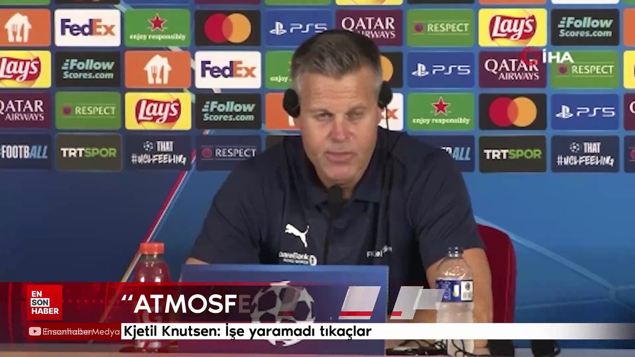 Kjetil Knutsen: İşe yaramadı tıkaçlar