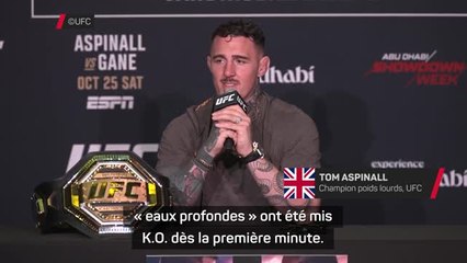 UFC 321 - Aspinall répond à Gane : “Tous ceux qui ont dit “eaux profondes” ont été mis K.O. en 1 min”