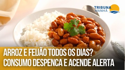 Arroz e feijão todos os dias? Consumo despenca e acende alerta