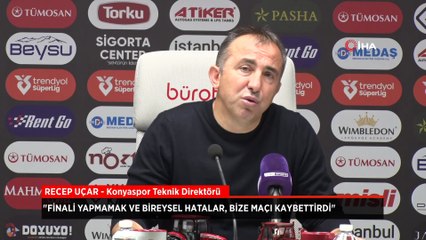 Recep Uçar: Finali yapmamak ve bireysel hatalar, bize maçı kaybettirdi