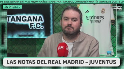 Las notas del Real Madrid Juventus