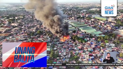 Nasa 1,500 bahay, natupok sa sunog sa Brgy. Catmon | Unang Balita