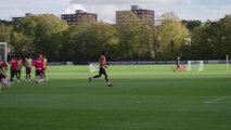 Crystal Palace training ahead of Larnaca conference league clash