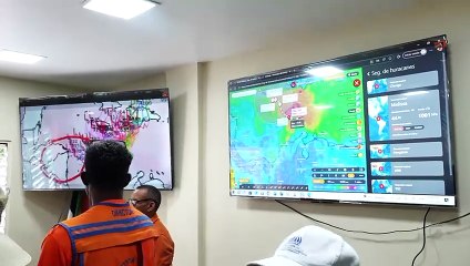 Alcalde Junior Santos pasa balance a medidas de prevención por lluvias de la tormenta Melissa