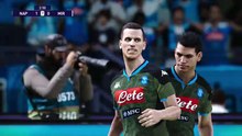 Goals & Action! AC Milan vs Napoli  PES 2021 Master League Italy Cup
