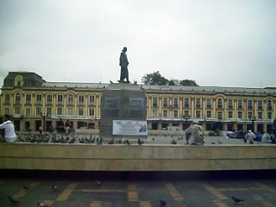 La Plaza Bolivar en Bogota, Colombia