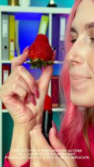 🍓 Pucker Up! Strawberry Lipstick Sneak Success!