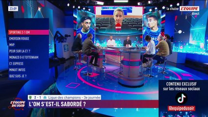 Sporting Portugal 1-2 OM : Marseille s'est-il sabordé ? - L'Équipe du Soir - extrait