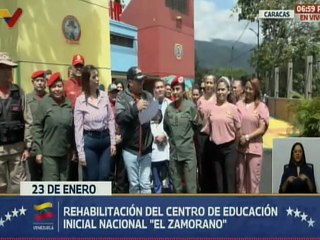 Caracas | Gobierno nacional entrega rehabilitado el C.E.I.N. El Zamorano en la parroquia 23 de Enero