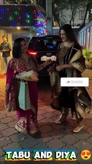 Bollywood Actress Tabu and Diya At Diwali Party 🔥🌹♥️