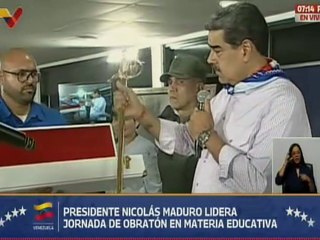 Presidente Maduro otorga la espada del General del Pueblo Soberano al Liceo Militar Ezequiel Zamora
