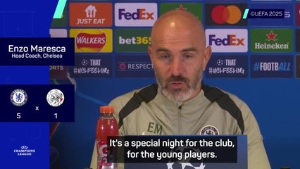 Maresca proud as Chelsea teenagers make Champions League history