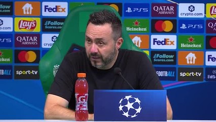 Marseille - De Zerbi : "À 11, il n'y avait qu'une seule équipe sur le terrain"