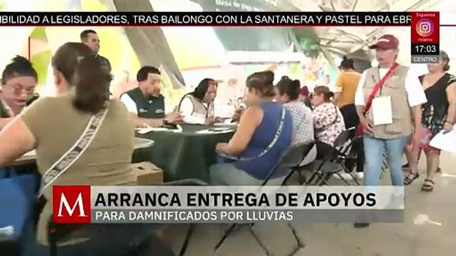 En Veracruz, comienza la entrega de apoyos a los damnificados de Poza Rica