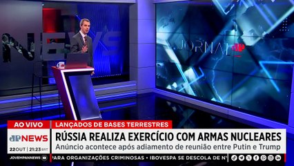 Rússia realiza exercício com armas nucleares