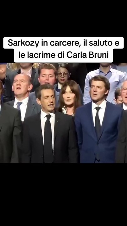 Sarkozy in carcere il saluto e le lacrime di Carla Bruni carlabruni sarkozy francia