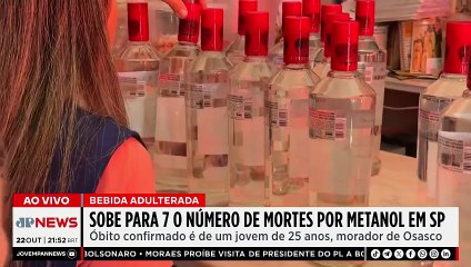 Metanol: sobe para 7 o número de mortes confirmadas em São Paulo