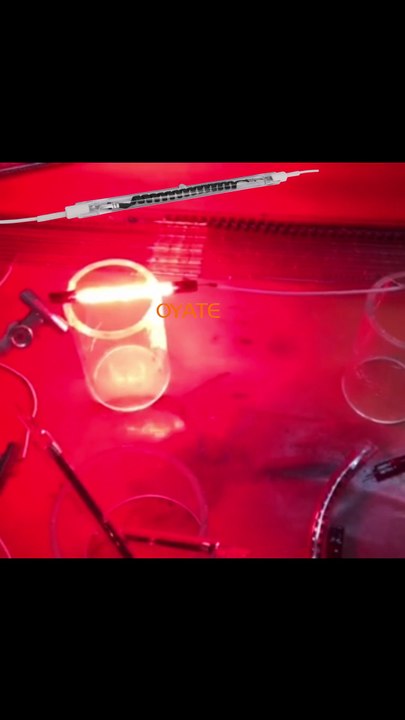 1600w Short Wave Quartz Infrared Heating Lamp 1000w Shortwave Halogen Heating Element Clear Heat Tube