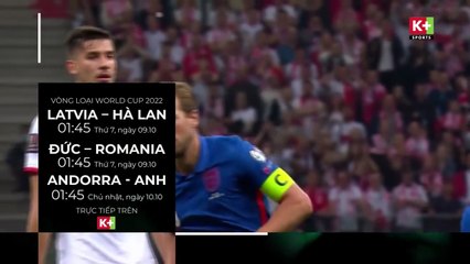 VL World Cup 2022 : Khu Vực Châu Âu - Lượt 7 | Trailer trên các kênh K+