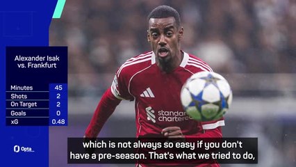 Slot 'hoping' Isak injury 'doesn't have to be that bad'