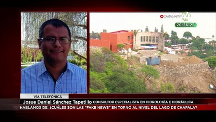 Jorge Sánchez habla sobre ¿Cuáles son las “Fake News” en torno al nivel de Lago de Chapala?