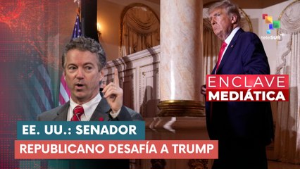 EE. UU.: Senador republicano desafía a Trump ENCLAVE MEDIÁTICA  22-10-2025