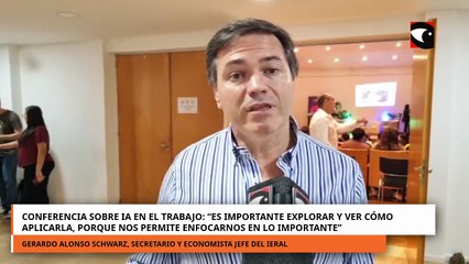 Conferencia trabajo e Inteligencia Artificial, palabra de Alonso Schwarz