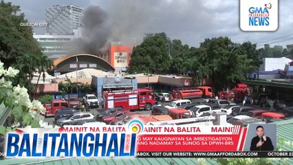 DPWH - Walang dokumentong may kaugnayan sa imbestigasyon sa flood control projects ang nadamay sa sunog sa DPWH-BRS building kahapon | Balitanghali