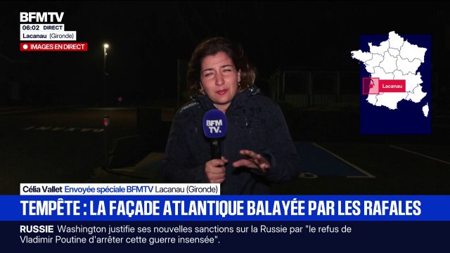Rafales de vent, pluies... La façade atlantique balayée par la tempête Benjamin